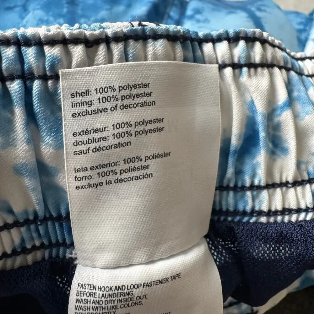 Speedo Blue Swim Trunks Men’s Medium Board Shorts Quick Dry Beach Swimwear